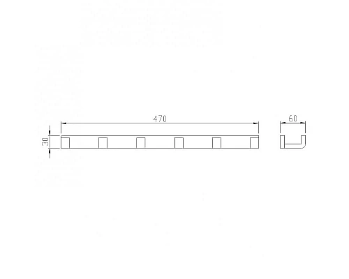 Приобрести Вешалка для полотенец Abber Westen AA1752 Хром в магазине сантехники Santeh-Crystal.ru