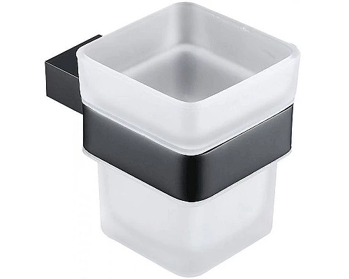 Приобрести Стакан для зубных щеток Allen Brau Infinity 6.21002-31 Черный матовый в магазине сантехники Santeh-Crystal.ru