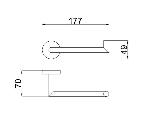 Приобрести Держатель туалетной бумаги Allen Brau Priority 6.31007-31 Черный матовый в магазине сантехники Santeh-Crystal.ru