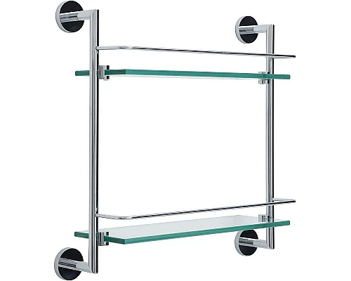 Заказать Стеклянная полка Allen Brau Priority 6.31015-00 Хром в магазине сантехники Santeh-Crystal.ru