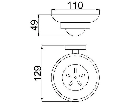 Купить Мыльница Allen Brau Priority 6.31005-00 Белый Хром в магазине сантехники Santeh-Crystal.ru