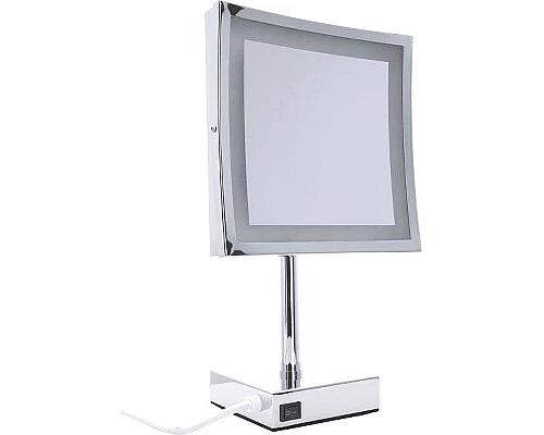 Приобрести Косметическое зеркало Aquanet 2205D 204515 Хром в магазине сантехники Santeh-Crystal.ru