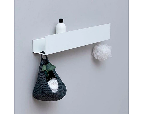 Заказать Металлическая полка Aquanet Магнум 70 302233 Белая матовая в магазине сантехники Santeh-Crystal.ru