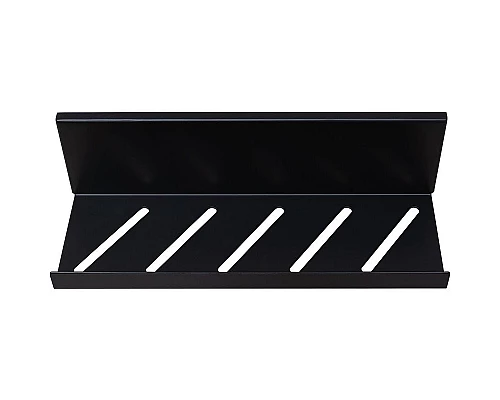 Купить Металлическая полка Aquanet Магнум 30 302224 Черная матовая в магазине сантехники Santeh-Crystal.ru