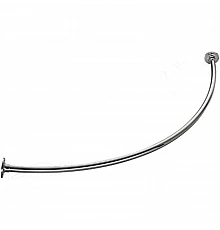 Карниз для ванны Aquatek Лира 148x148 KARN-0000013 дуга Хром