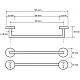 Купить Полотенцедержатель Bemeta Brilo 161204020 Золото в магазине сантехники Santeh-Crystal.ru