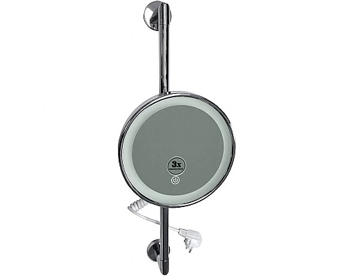 Заказать Косметическое зеркало Bemeta Cosmetic mirrors 116501682 с подсветкой с увеличением Хром в магазине сантехники Santeh-Crystal.ru