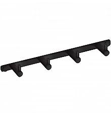 Вешалка для полотенец Bemeta Dark 104606100 Черная матовая