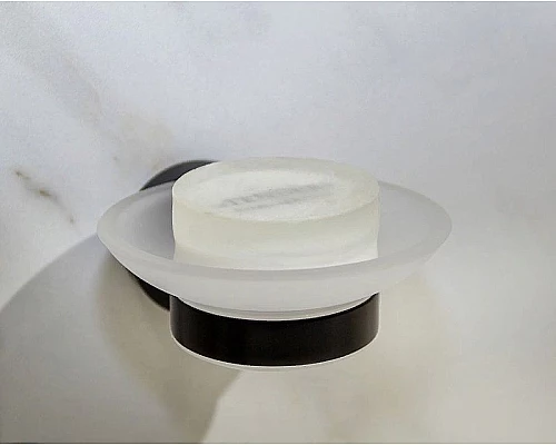 Купить Мыльница Bemeta Dark 104108040 Черная в магазине сантехники Santeh-Crystal.ru