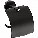 Держатель туалетной бумаги Bemeta Dark 104112010 с крышкой Черный