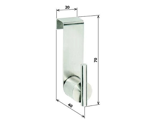 Заказать Крючок для полотенец Bemeta Neo stainless 104106153 Хром в магазине сантехники Santeh-Crystal.ru