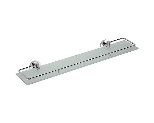 Приобрести Стеклянная полка Bemeta Omega 104102212 Хром в магазине сантехники Santeh-Crystal.ru