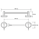 Приобрести Полотенцедержатель Bemeta Omega 104104022 Хром в магазине сантехники Santeh-Crystal.ru