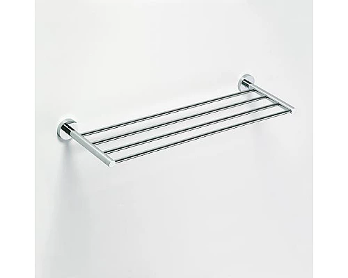 Приобрести Полка для полотенец Bemeta Omega 104105082 Хром в магазине сантехники Santeh-Crystal.ru
