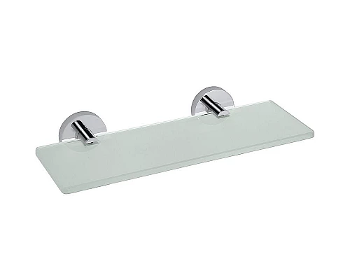 Купить Стеклянная полка Bemeta Omega 104122042 Хром в магазине сантехники Santeh-Crystal.ru