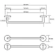 Купить Полотенцедержатель Bemeta Omega 104204042 Хром в магазине сантехники Santeh-Crystal.ru