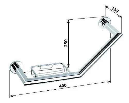 Заказать Поручень Bemeta Omega 104307631 Глянец в магазине сантехники Santeh-Crystal.ru