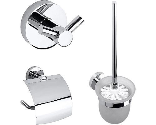 Заказать Набор аксессуаров для ванной Bemeta Omega 3 204301 Хром в магазине сантехники Santeh-Crystal.ru