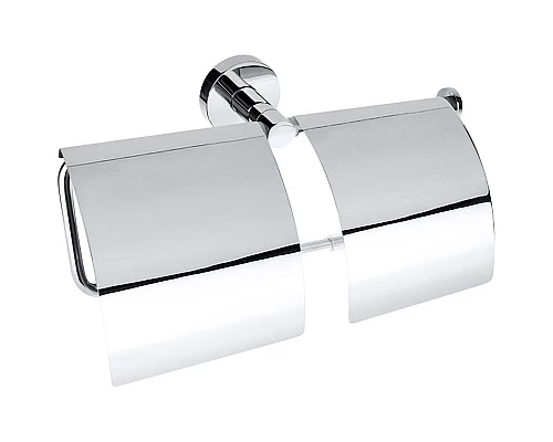 Заказать Держатель туалетной бумаги Bemeta Omega 104112092 двойной с крышкой Хром в магазине сантехники Santeh-Crystal.ru