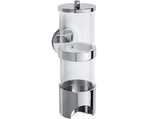 Приобрести Диспенсер для ватных дисков Bemeta Omega 146503172 Хром в магазине сантехники Santeh-Crystal.ru