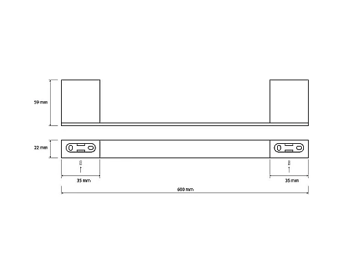 Купить Полотенцедержатель Bemeta Via 135004042 Хром в магазине сантехники Santeh-Crystal.ru