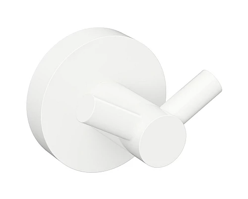 Приобрести Крючок Bemeta White 104106034 двойной Белый матовый в магазине сантехники Santeh-Crystal.ru