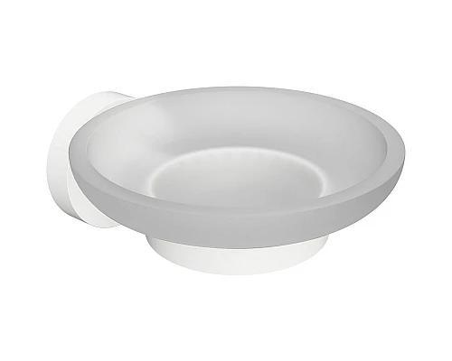 Приобрести Мыльница Bemeta White 104108044 настенная Белая матовая в магазине сантехники Santeh-Crystal.ru