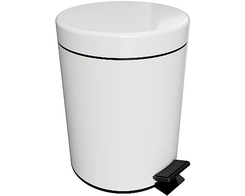 Заказать Ведро для мусора Bemeta White 104315014 Белое матовое в магазине сантехники Santeh-Crystal.ru