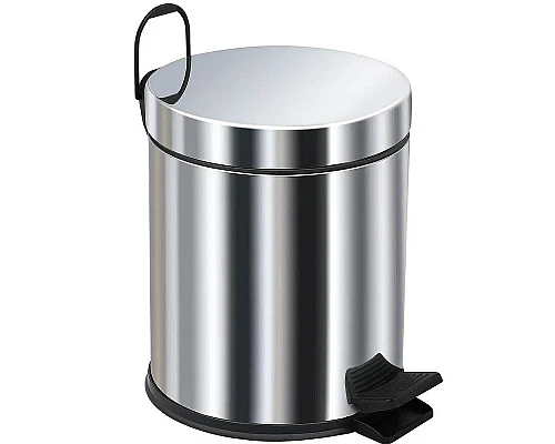 Заказать Ведро для мусора Berges 121002 Хром в магазине сантехники Santeh-Crystal.ru
