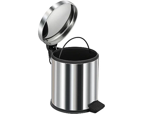 Заказать Ведро для мусора Berges 121002 Хром в магазине сантехники Santeh-Crystal.ru