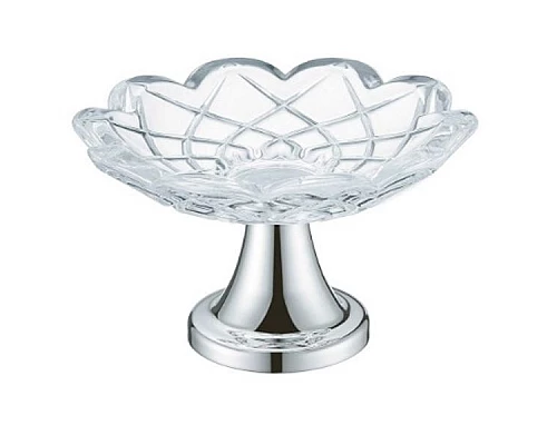 Купить Мыльница Boheme 10203 Хром в магазине сантехники Santeh-Crystal.ru