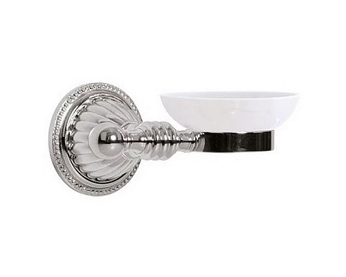 Приобрести Мыльница Boheme Hermitage 10382 Хром в магазине сантехники Santeh-Crystal.ru