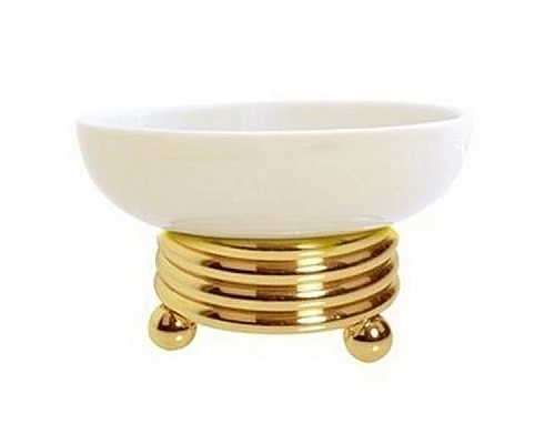 Купить Мыльница Boheme Hermitage 10360 Золото в магазине сантехники Santeh-Crystal.ru
