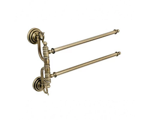 Заказать Полотенцедержатель Boheme Medici 10616 двойной Бронза в магазине сантехники Santeh-Crystal.ru