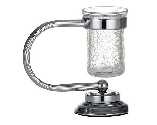 Приобрести Стакан для зубных щеток Boheme Murano 10911-CR Хром в магазине сантехники Santeh-Crystal.ru