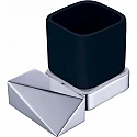 Стакан для зубных щеток Boheme New Venturo 10314-CR-B Черный Хром