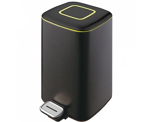 Купить Ведро для мусора Boheme Q 10948-B Черное в магазине сантехники Santeh-Crystal.ru