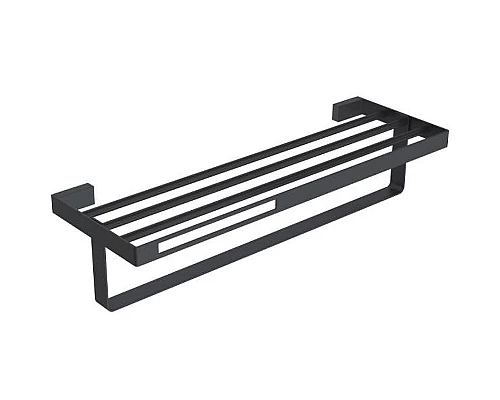 Купить Полка для полотенец Boheme Q 10947-B Черная в магазине сантехники Santeh-Crystal.ru