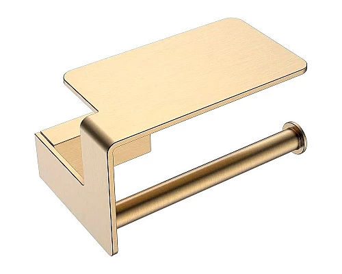 Заказать Держатель туалетной бумаги Boheme Q 10941-MG Золото матовое в магазине сантехники Santeh-Crystal.ru