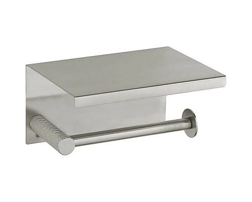 Заказать Держатель туалетной бумаги Boheme Uno 10971-NB Никель брашированный в магазине сантехники Santeh-Crystal.ru