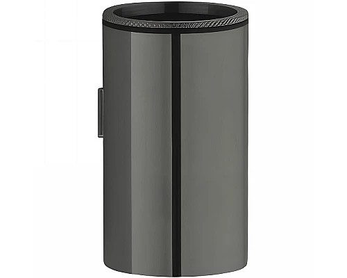 Заказать Стакан для зубных щеток Boheme Uno 10974-SGM Оружейная сталь глянцевая в магазине сантехники Santeh-Crystal.ru