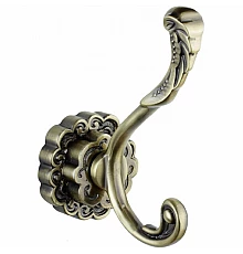 Двойной крючок Bronze de Luxe Windsor K25204 Бронза