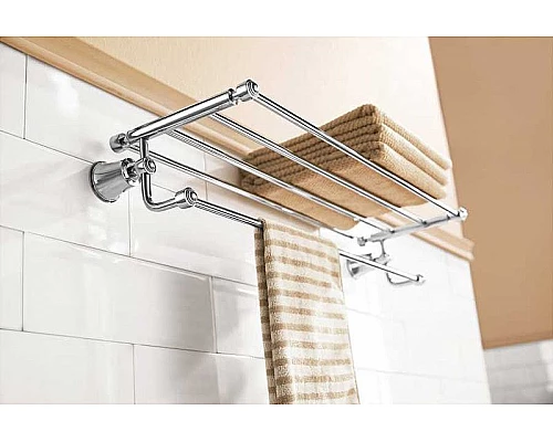 Заказать Полка для полотенец Cezares Liberty CZR-F-8980 Хром в магазине сантехники Santeh-Crystal.ru