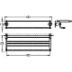 Заказать Полка для полотенец Cezares Liberty CZR-F-8980 Хром в магазине сантехники Santeh-Crystal.ru