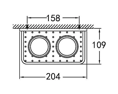 Приобрести Стакан для зубных щеток Cezares Maxima CZR-F-8920A двойной Хром в магазине сантехники Santeh-Crystal.ru