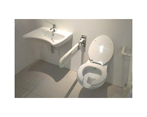 Приобрести Поручень для раковины Creavit TB302 откидной Белый в магазине сантехники Santeh-Crystal.ru