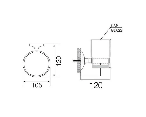 Приобрести Стакан для зубных щеток Creavit Ducky BR20204Y Желтый в магазине сантехники Santeh-Crystal.ru