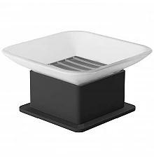 Мыльница Excellent Riko DOEX.1613BL Черная матовая