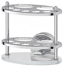 Держатель для зубных щеток FBS Luxia 060 Хром