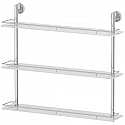 Стеклянная полка FBS Luxia 071 Хром